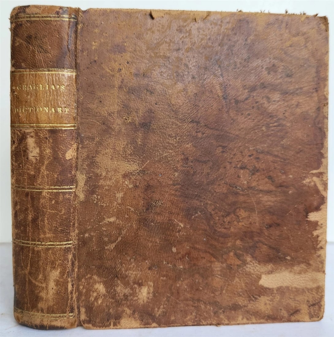 1831 ITALIAN ENGLISH POCKET DICTIONARY antique FIRST AMERICAN EDITION - 2