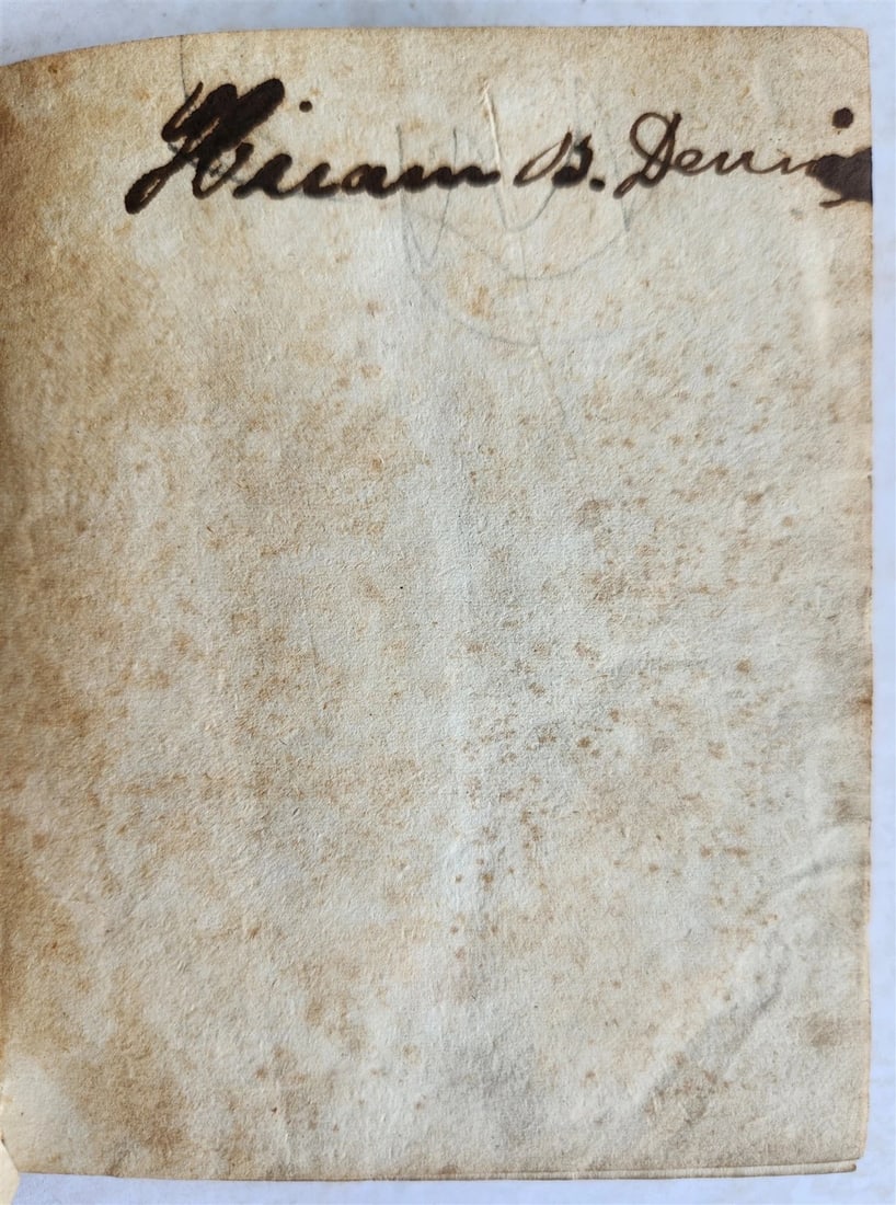 1831 ITALIAN ENGLISH POCKET DICTIONARY antique FIRST AMERICAN EDITION - 4