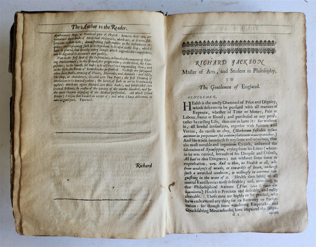 1657 MEDICINAL DISPENSATORY PHARMACOPOEA antique in ENGLISH - 10