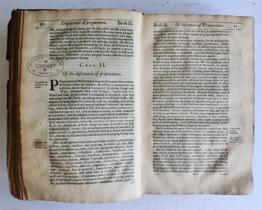 1657 MEDICINAL DISPENSATORY PHARMACOPOEA antique in ENGLISH - 11