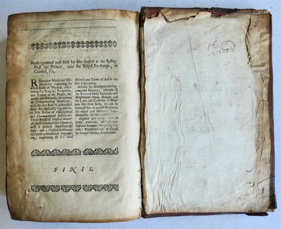 1657 MEDICINAL DISPENSATORY PHARMACOPOEA antique in ENGLISH - 17