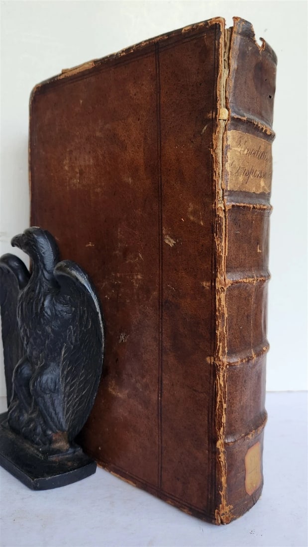 1657 MEDICINAL DISPENSATORY PHARMACOPOEA antique in ENGLISH - 2