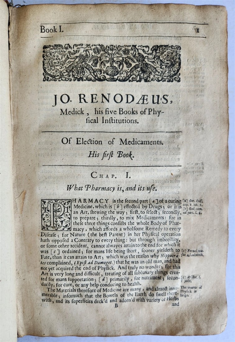 1657 MEDICINAL DISPENSATORY PHARMACOPOEA antique in ENGLISH - 8