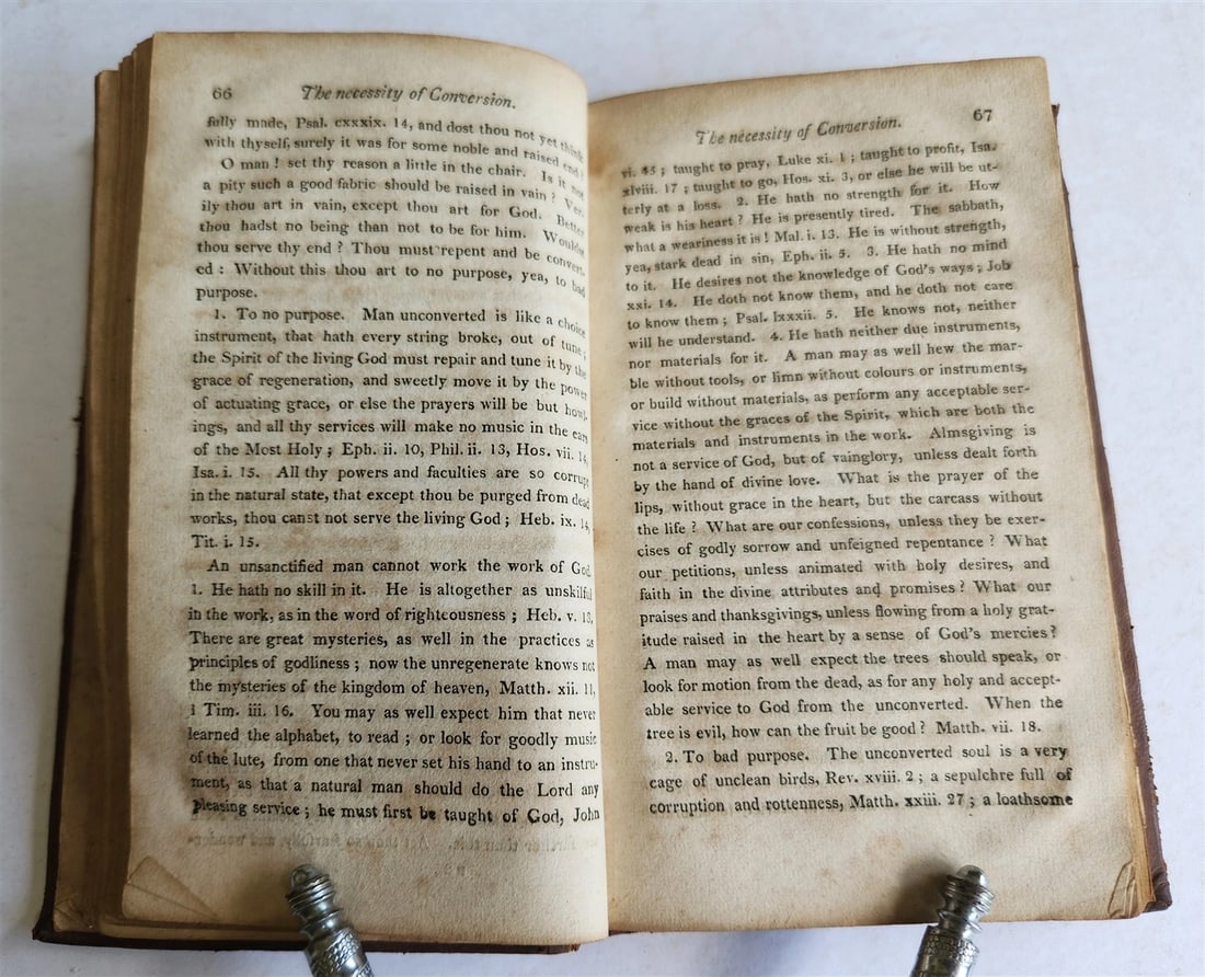 1807 ALARM to UNCONVERTED SINNERS by Joseph Allein antique AMERICANA - 4