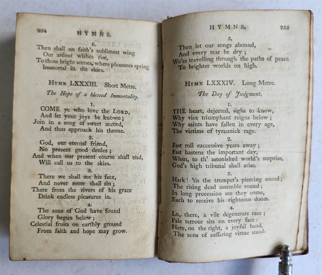1815 COLLECTION of PSALMS and HYMNS for PUBLICK WORSHIP antique AMERICANA - 7