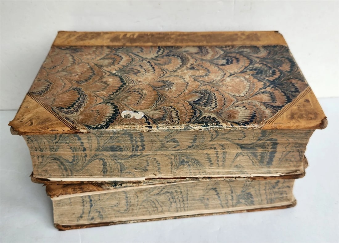 1870 SIGNED by AUTHOR ! Dictionary of Biography and Mythology antique 2 VOLUMES - 5