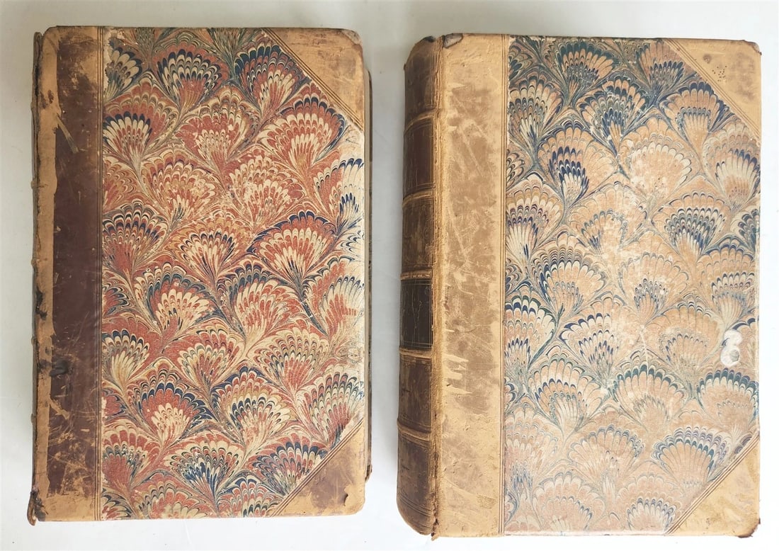 1870 SIGNED by AUTHOR ! Dictionary of Biography and Mythology antique 2 VOLUMES - 7