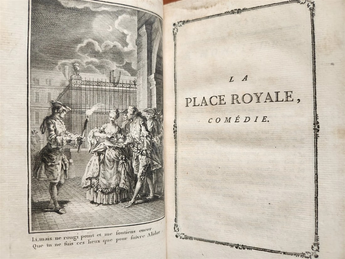 1776 THEATRE by P. CORNEILLE illustrated 9 VOLUMES antique - 11