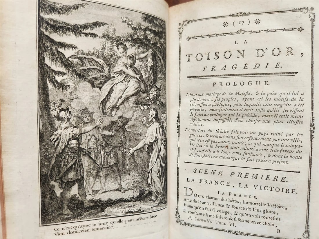 1776 THEATRE by P. CORNEILLE illustrated 9 VOLUMES antique - 17