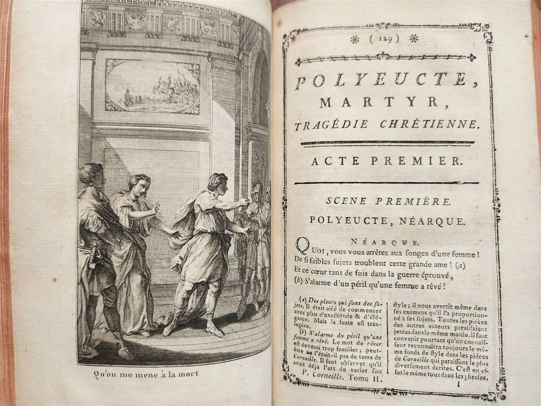 1776 THEATRE by P. CORNEILLE illustrated 9 VOLUMES antique - 20