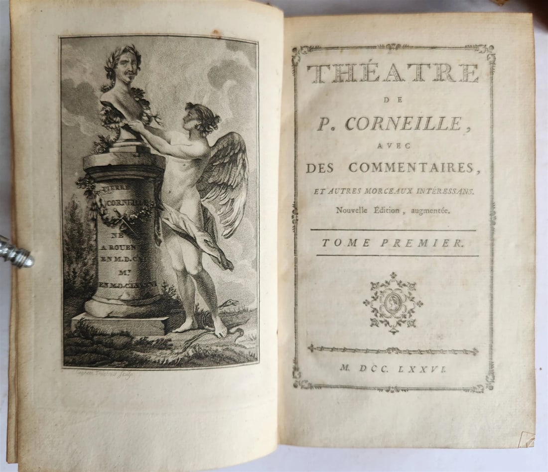 1776 THEATRE by P. CORNEILLE illustrated 9 VOLUMES antique - 2