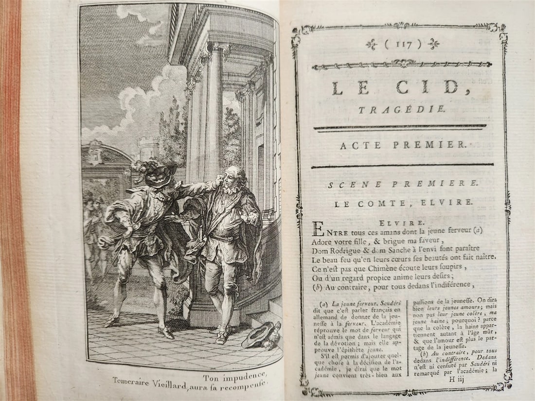 1776 THEATRE by P. CORNEILLE illustrated 9 VOLUMES antique - 7