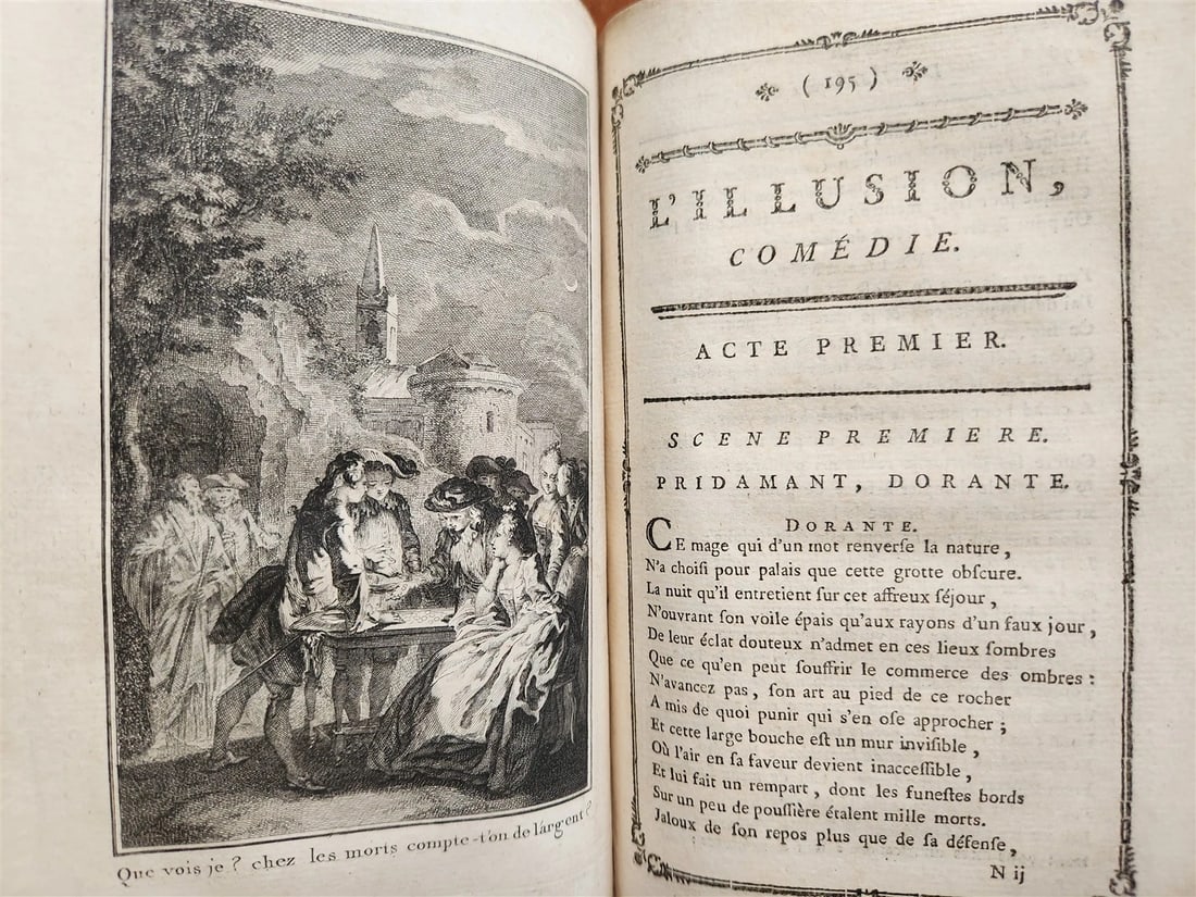 1776 THEATRE by P. CORNEILLE illustrated 9 VOLUMES antique - 9