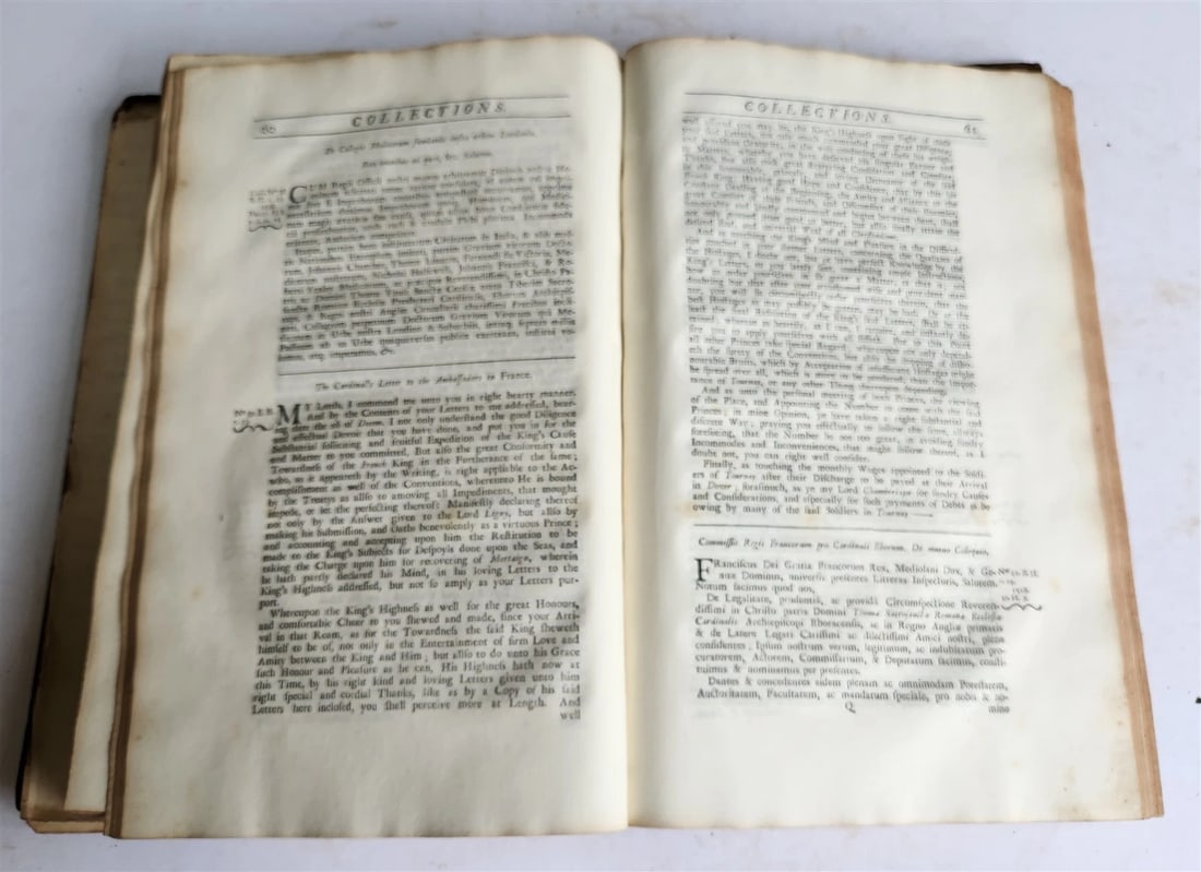 1724 LIFE of CARDINAL WOLSEY by Richard Fiddes ILLUSTRATED FOLIO antique ENGLISH - 13
