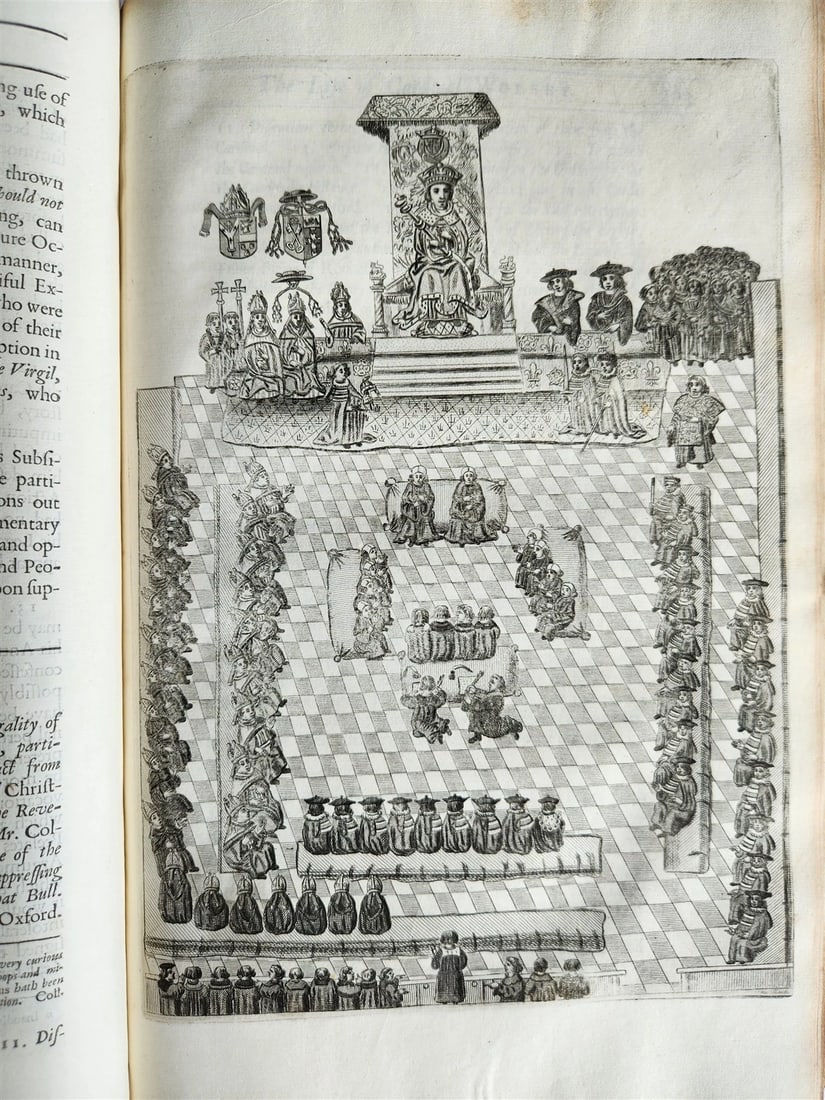 1724 LIFE of CARDINAL WOLSEY by Richard Fiddes ILLUSTRATED FOLIO antique ENGLISH - 3