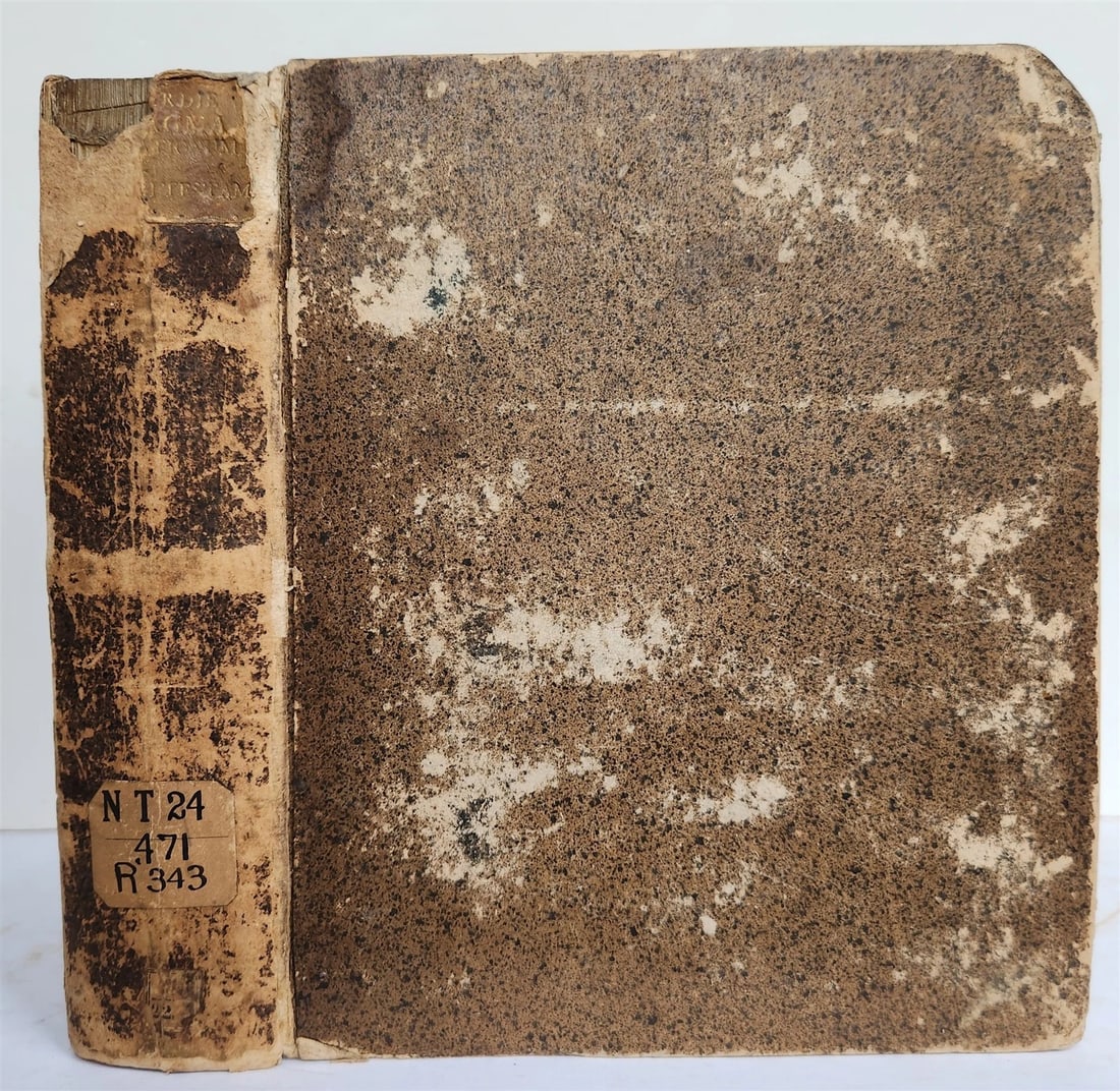 1702 DISSERTATIONUM PHILOLOGICO-THEOLOGICARUM de STYLO NOVI TESTAMENTI antique - 2