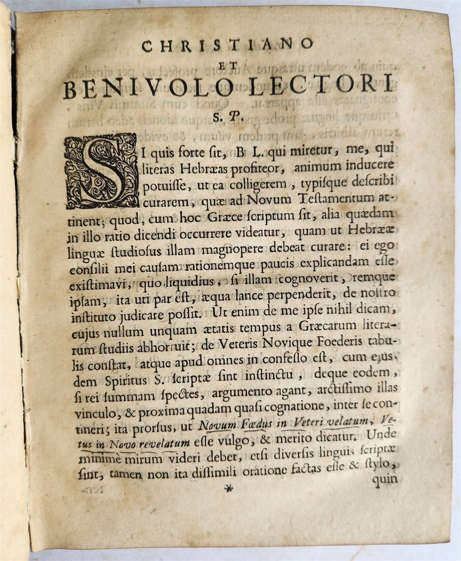 1702 DISSERTATIONUM PHILOLOGICO-THEOLOGICARUM de STYLO NOVI TESTAMENTI antique - 4