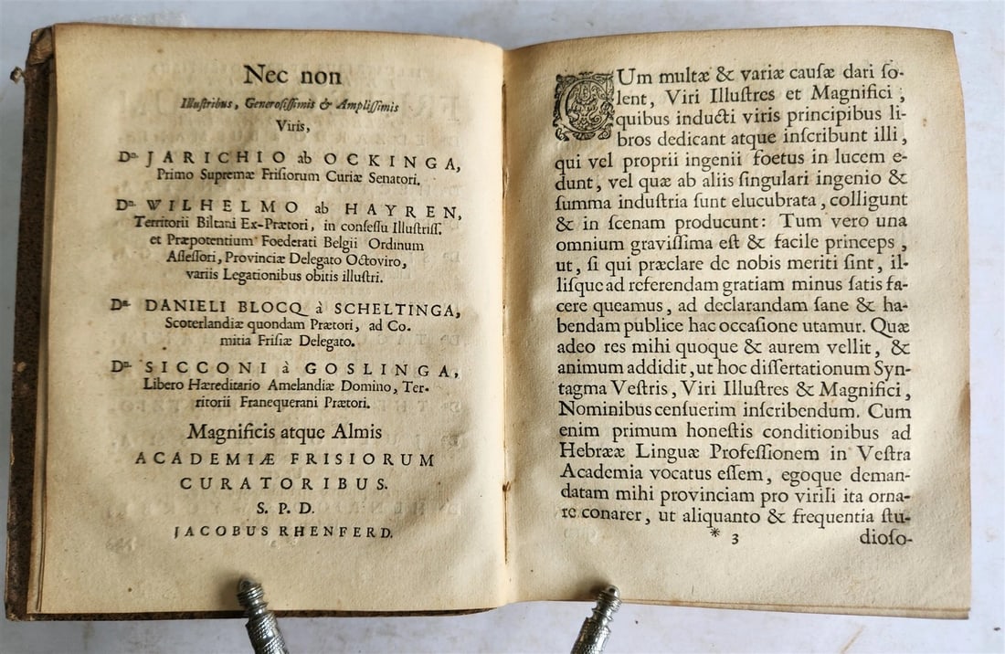 1702 DISSERTATIONUM PHILOLOGICO-THEOLOGICARUM de STYLO NOVI TESTAMENTI antique - 5