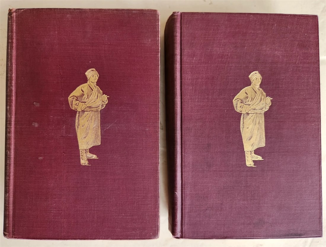 1909 TRANS-HIMALAYA DISCOVERIES & ADVENTURES in TIBET antique ILLUSTRATED 2 vols (1 of 20)