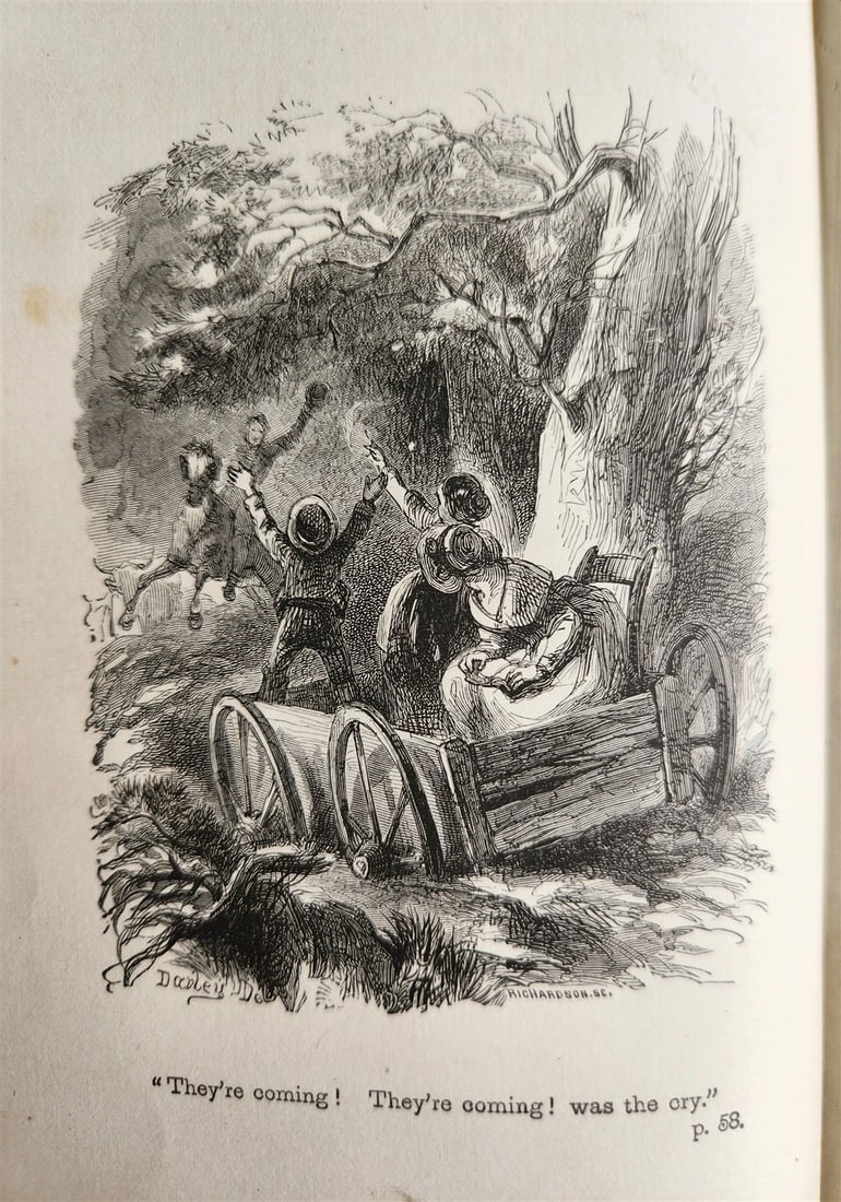 1872 Our New Home in The West By Mrs. Mary Clavers ANTIQUE Americana - 4