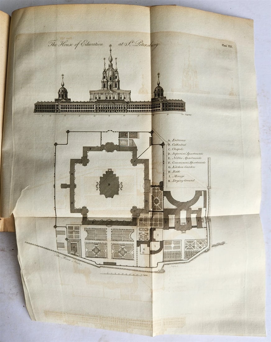 1784 STATE of PRISONS in ENGLAND including Europe & Russia ANTIQUE illustrated - 12