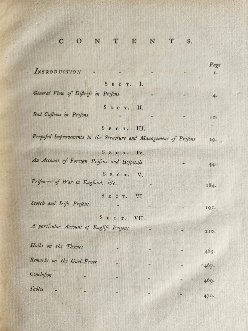 1784 STATE of PRISONS in ENGLAND including Europe & Russia ANTIQUE illustrated - 6