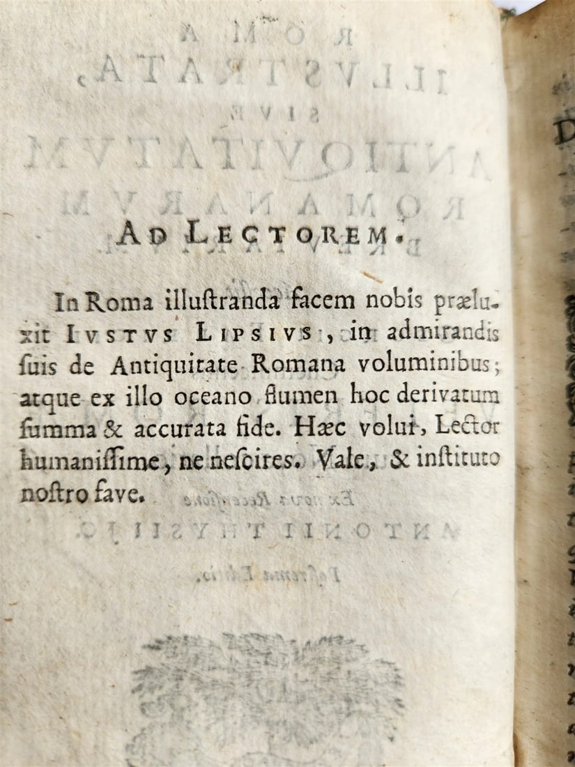1657 ROMAN ANTIQUITIES illustrated ANTIQUE vellum bound - 14