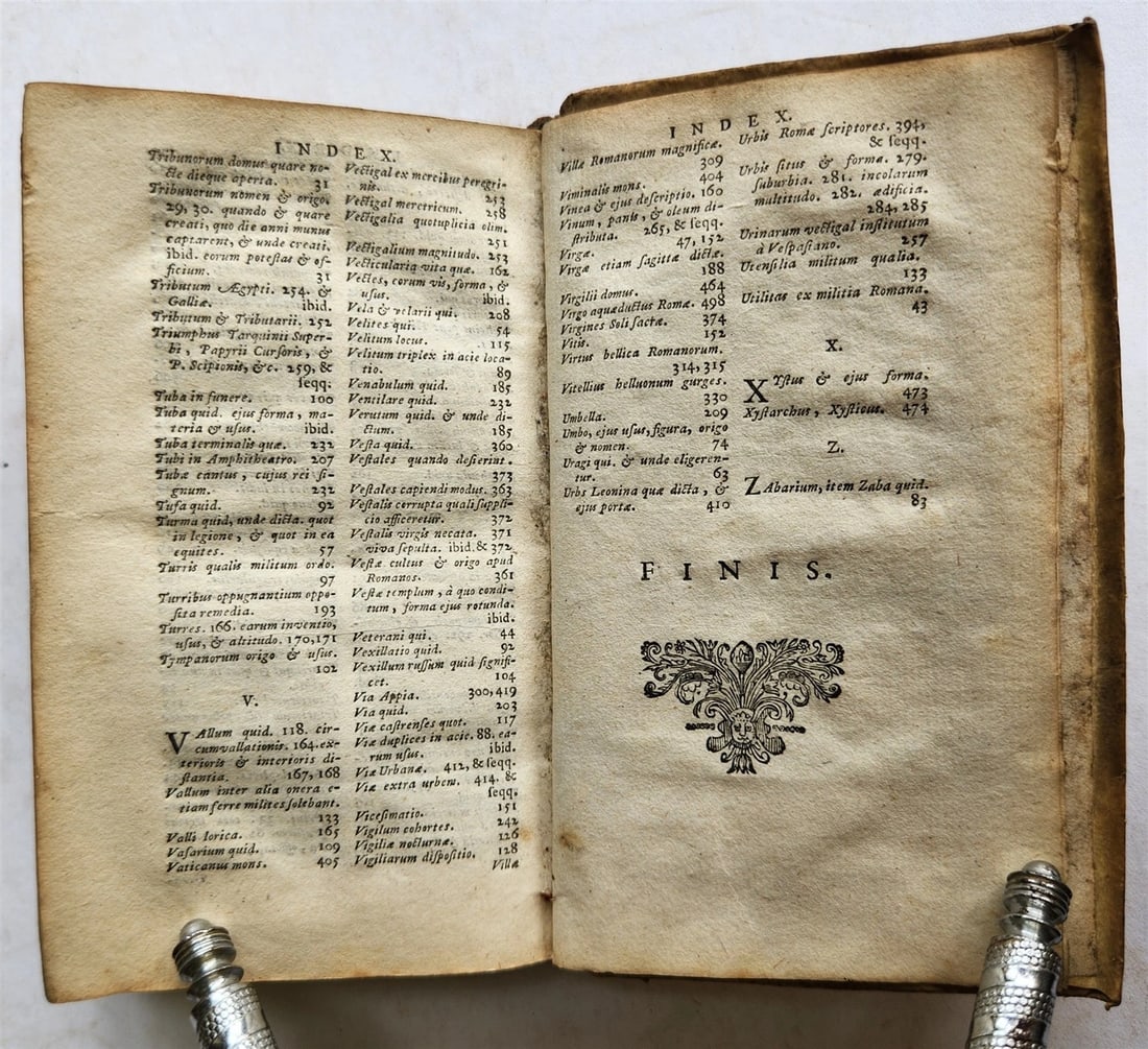 1657 ROMAN ANTIQUITIES illustrated ANTIQUE vellum bound - 16