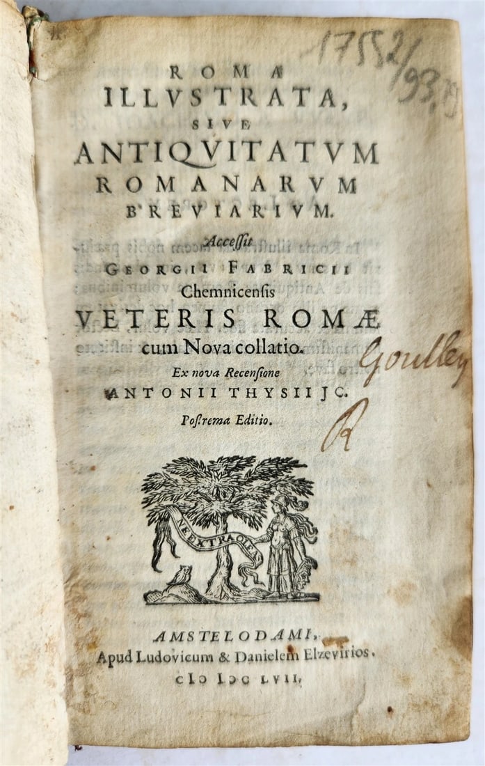 1657 ROMAN ANTIQUITIES illustrated ANTIQUE vellum bound - 2
