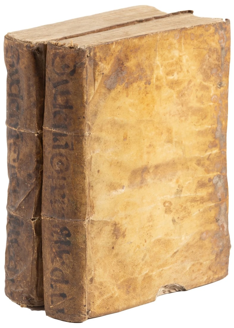 1723 MEDICAL TREATISE on ARTHRITIS & PODAGRA 2 volumes ANTIQUE vellum binding: Title: 1723 MEDICAL TREATISE on ARTHRITIS & PODAGRA 2 volumes ANTIQUE vellum binding Description: Sydenham's Opera Medici w/ Musgrave Opera Medica; editio novissimia variis variorum