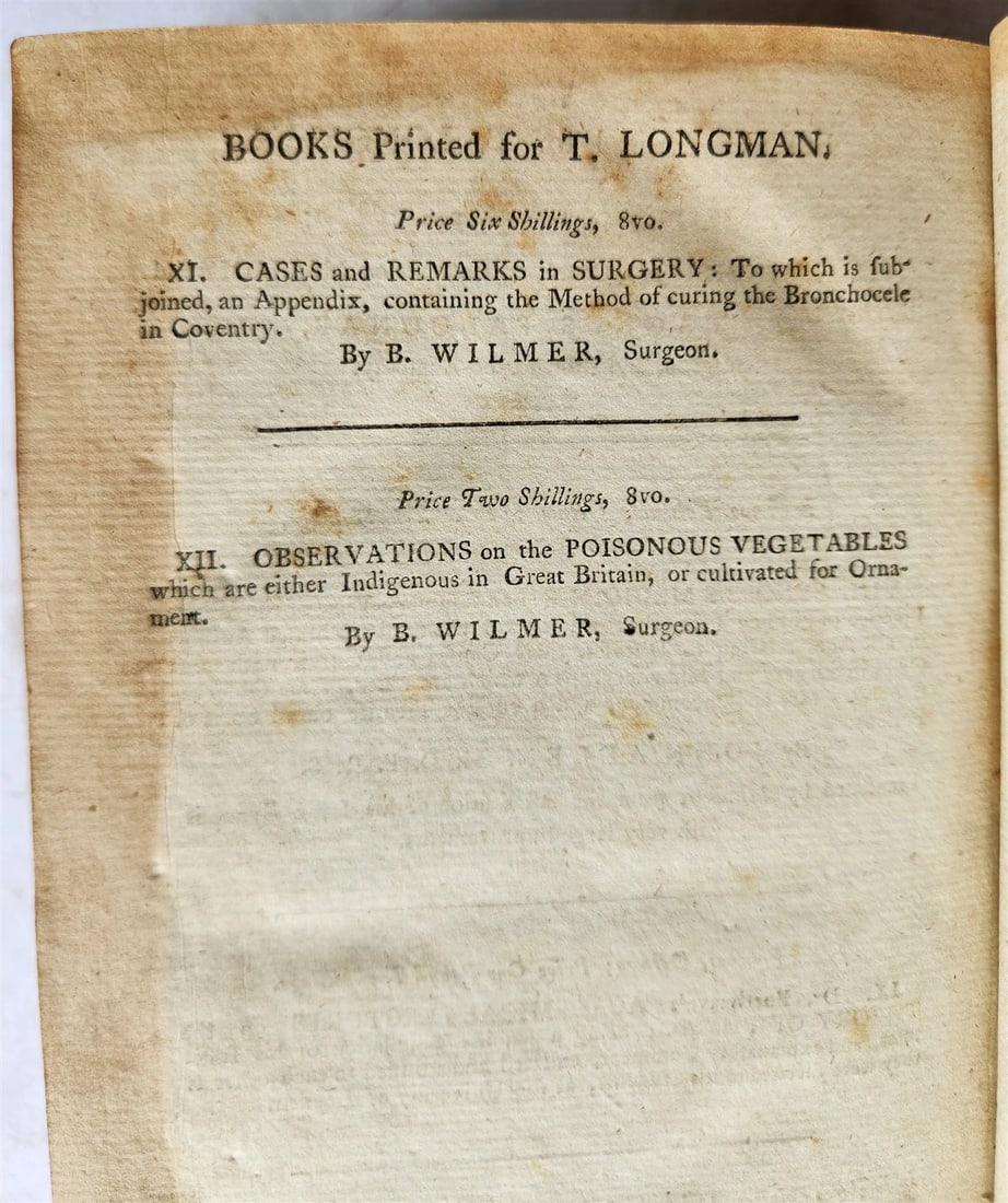 1782 PHARMACOPOEIA Officinalis & Extemporanea: English Dispensatory ANTIQUE - 11