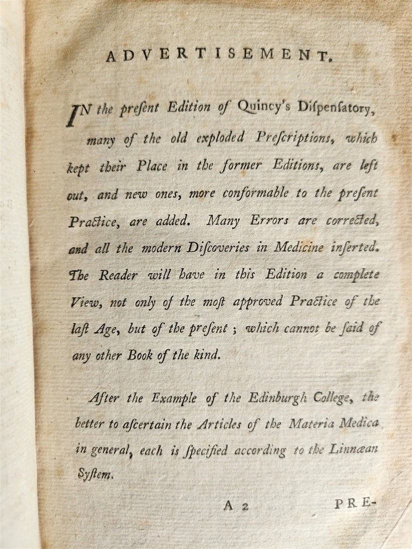 1782 PHARMACOPOEIA Officinalis & Extemporanea: English Dispensatory ANTIQUE - 6