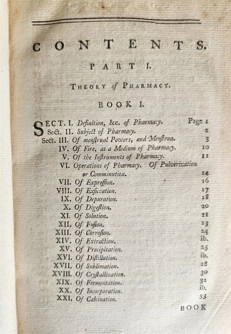 1782 PHARMACOPOEIA Officinalis & Extemporanea: English Dispensatory ANTIQUE - 7