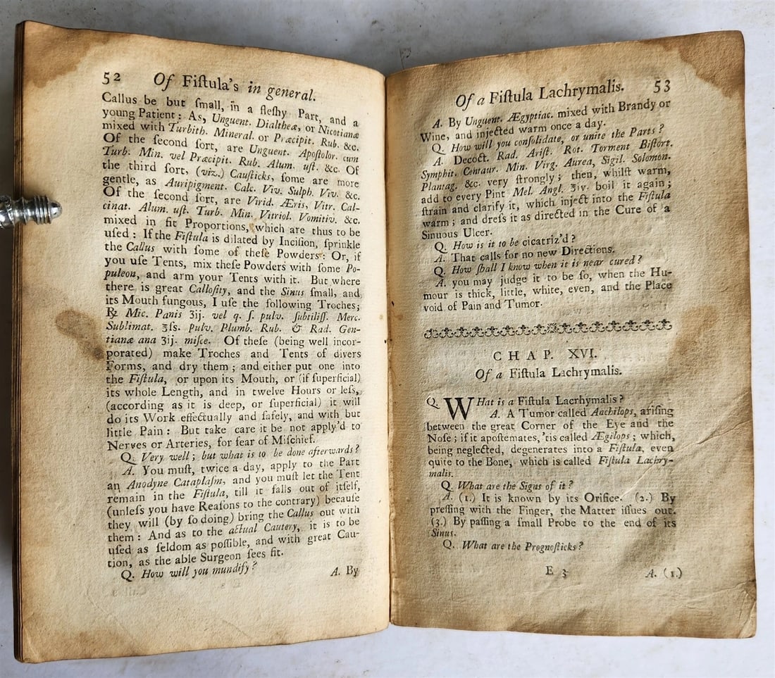 1733 Colloquia Chyrurgica, or the Whole Art of Surgery ANTIQUE in ENGLISH - 5