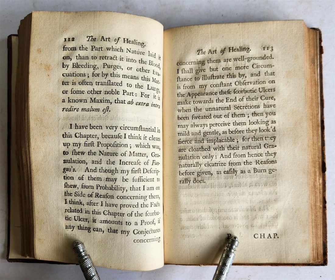 1748 Essay on the Art of Healing by John Freke ANTIQUE in ENGLISH - 7