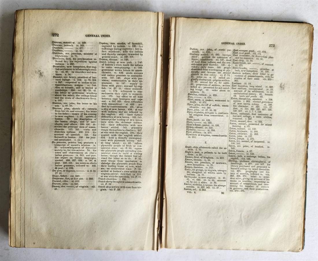 1843 DETECTION of WITCHCRAFT & Mohegan Languages Observations ANTIQUE Americana - 8