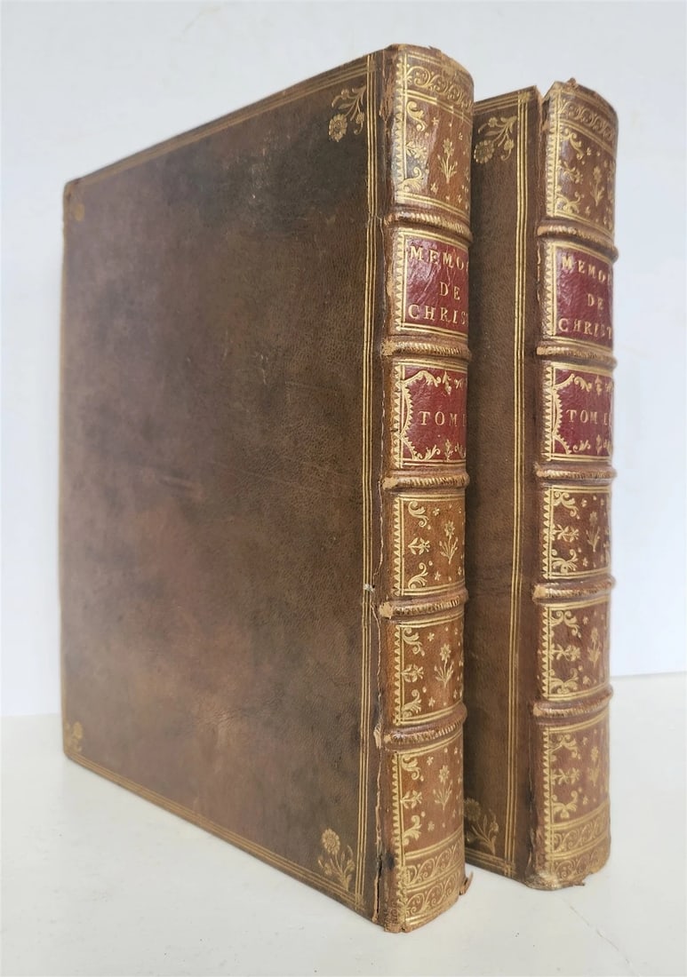 1751 MEMOIRS of CHRISTINE QUEEN of SWEDEN 2 VOLUMES in FRENCH antique - 2