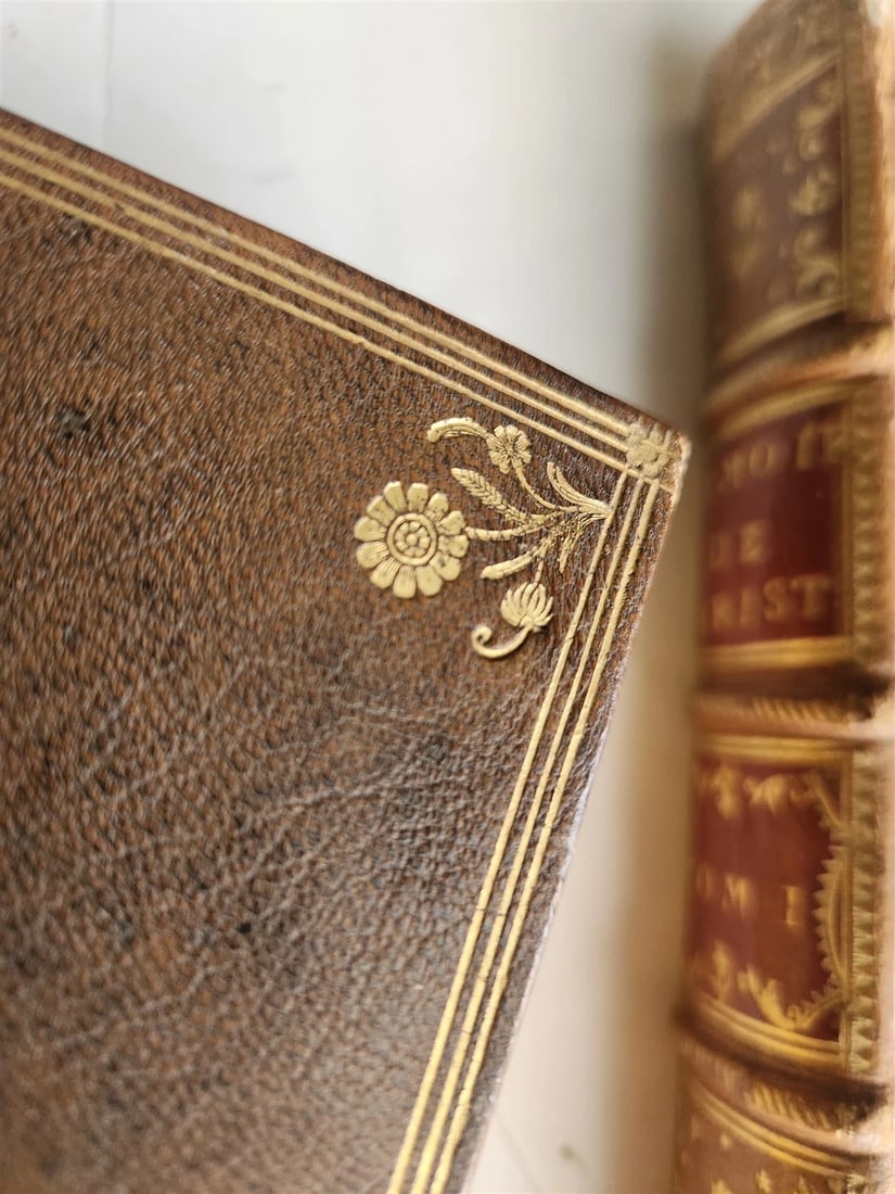 1751 MEMOIRS of CHRISTINE QUEEN of SWEDEN 2 VOLUMES in FRENCH antique - 3