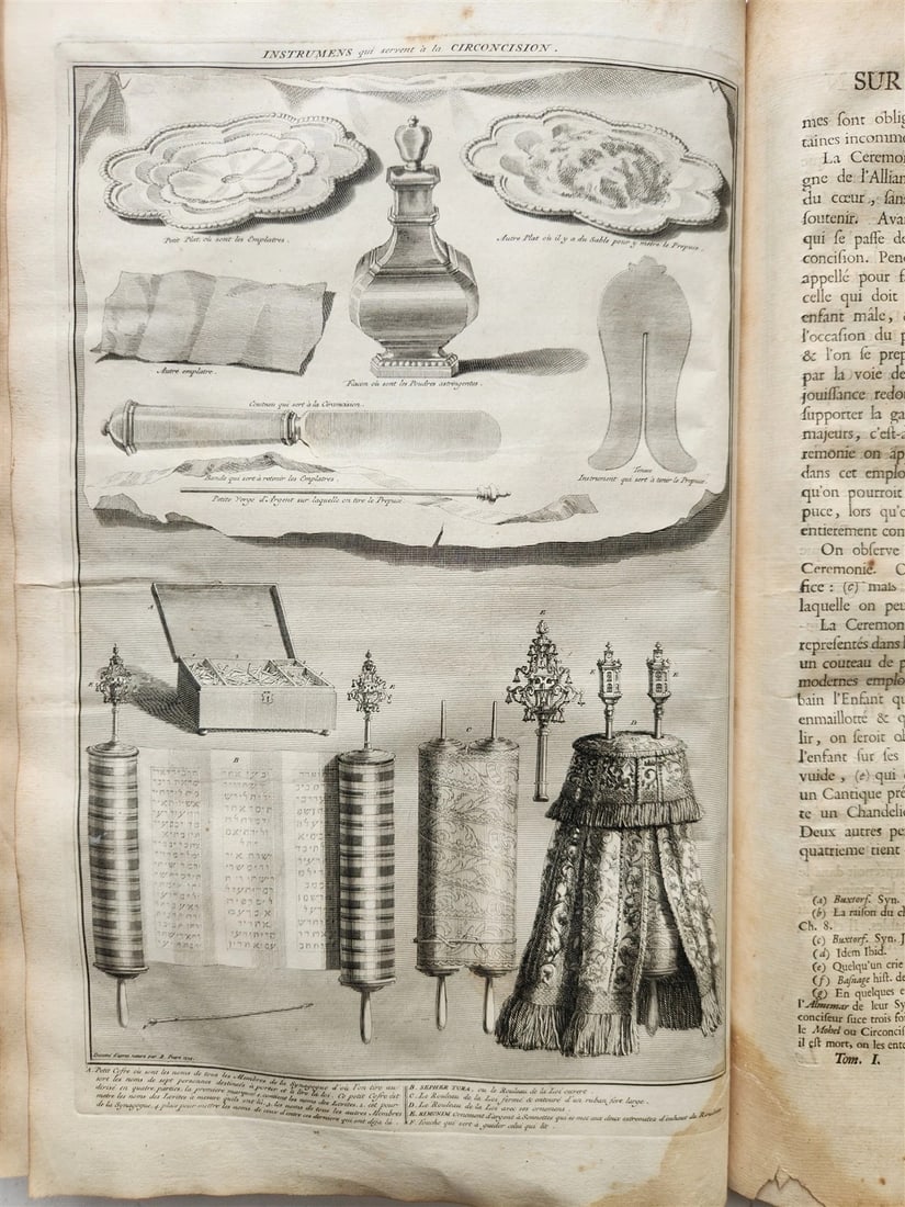 1723 HISTOIRE des CEREMONIES et COUTUMES de PEUPLES DU MONDE vol I antique FOLIO - 18