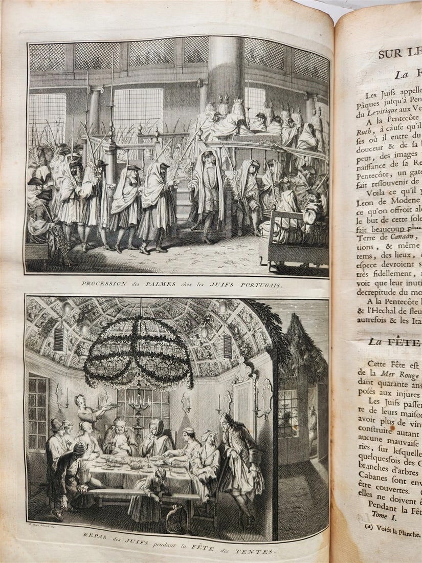 1723 HISTOIRE des CEREMONIES et COUTUMES de PEUPLES DU MONDE vol I antique FOLIO - 20