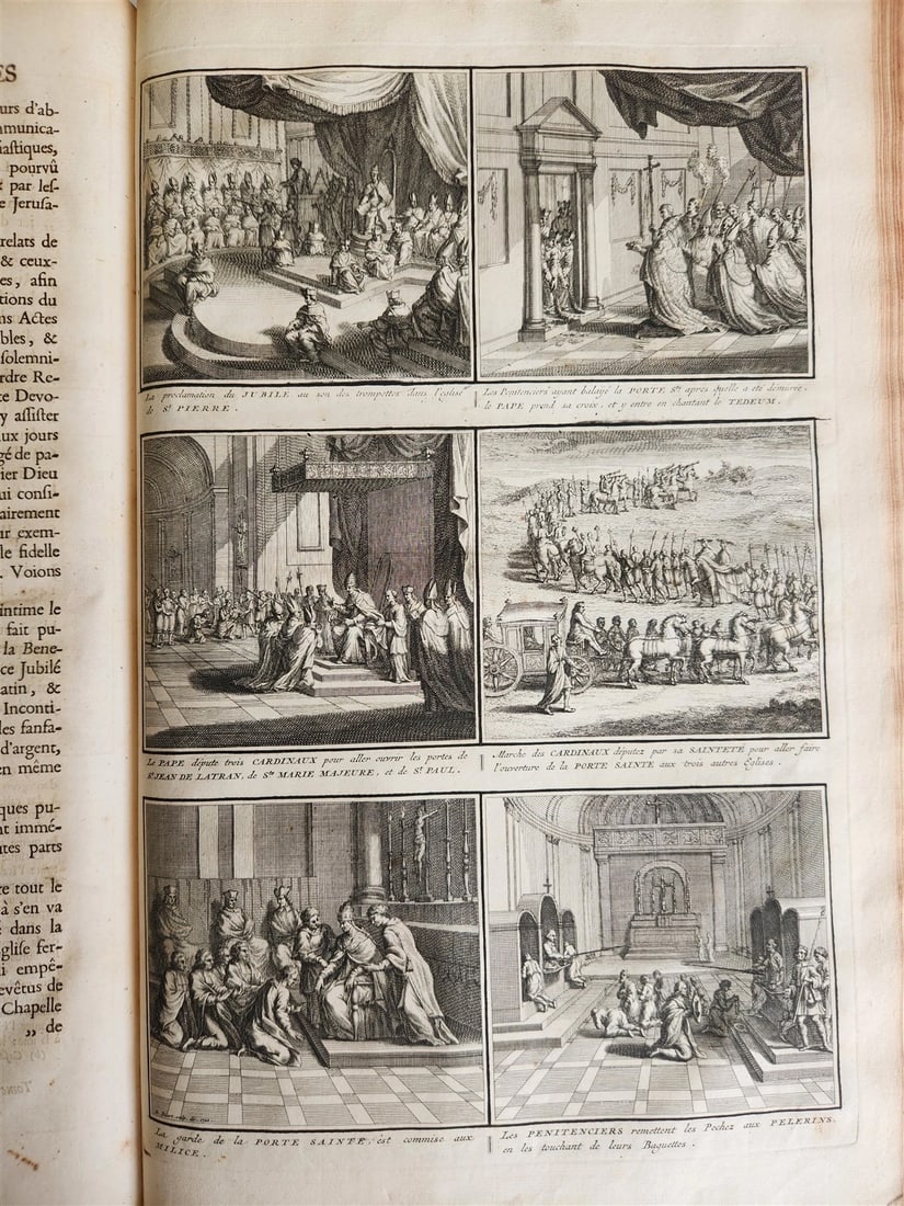 1723 HISTOIRE des CEREMONIES et COUTUMES de PEUPLES DU MONDE vol I antique FOLIO - 3
