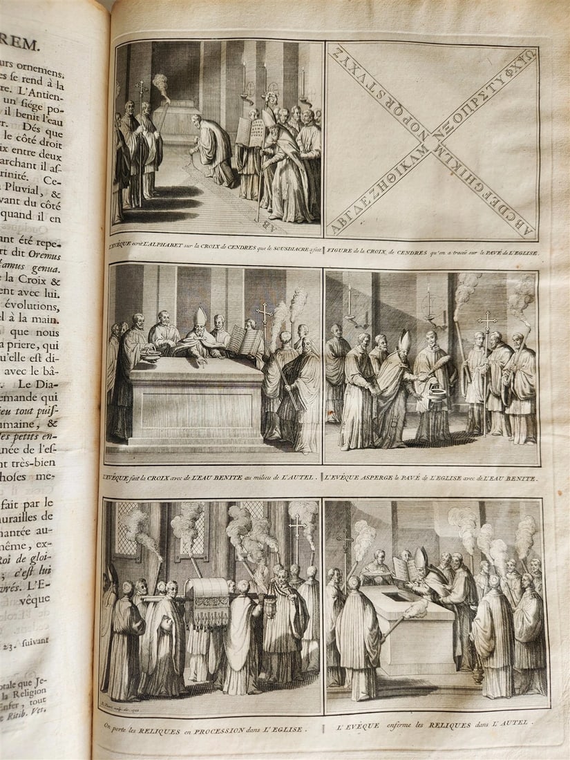 1723 HISTOIRE des CEREMONIES et COUTUMES de PEUPLES DU MONDE vol I antique FOLIO - 7