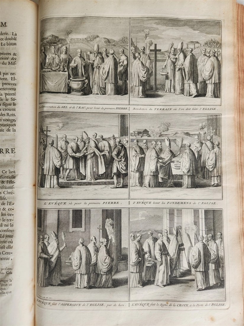 1723 HISTOIRE des CEREMONIES et COUTUMES de PEUPLES DU MONDE vol I antique FOLIO - 8