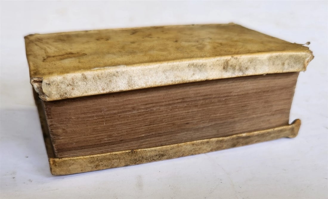 1671 LIPSIUS Politicorum Sive Civilis Doctrinae antique VELLUM BINDING - 3