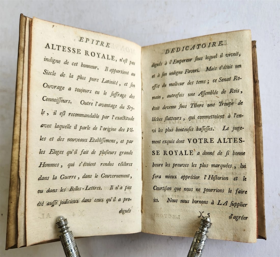 1756 ROMAN HISTORY by Velleius Paterculus antique VELLUM BINDING - 6