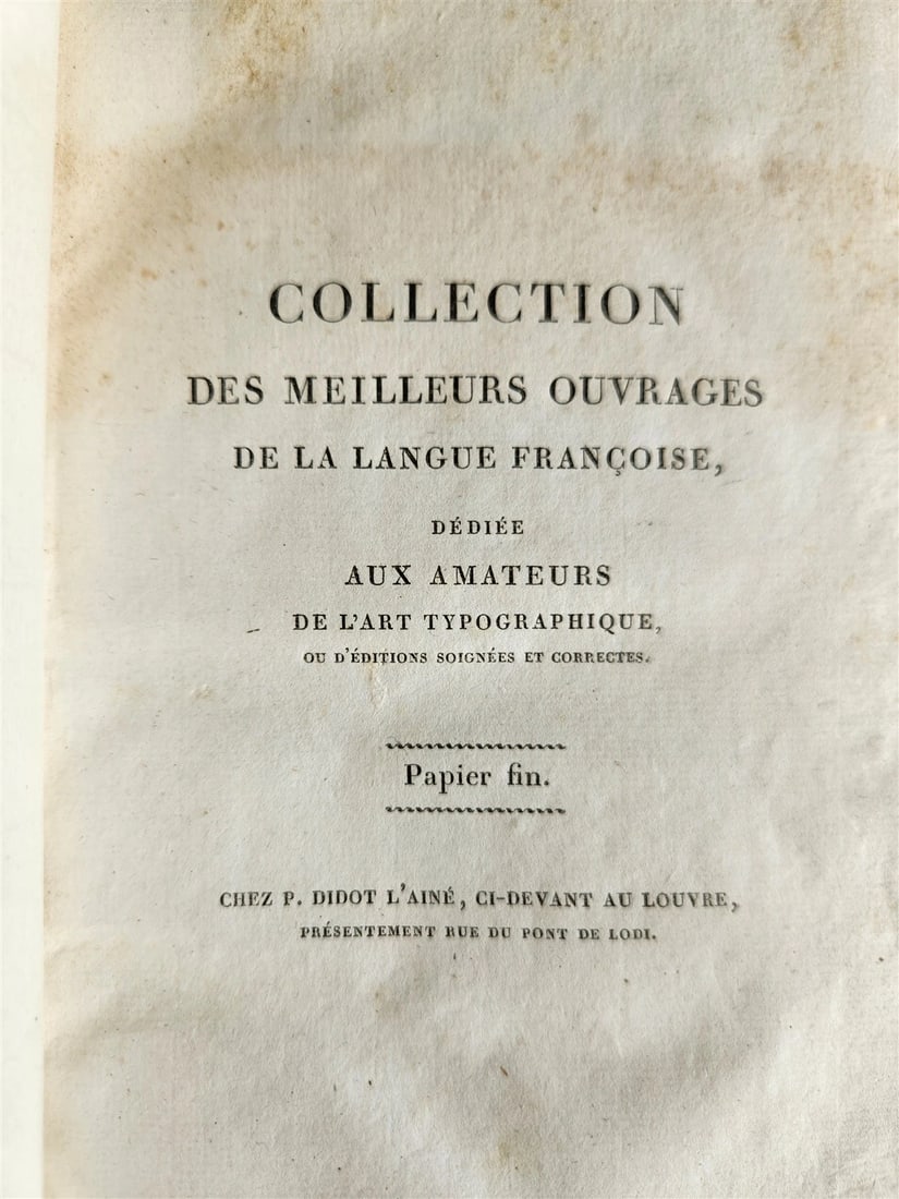 1814 LES AVENTURES de TELEMAQUE by FENELON 2 VOLUMES in FRENCH ANTIQUE - 5