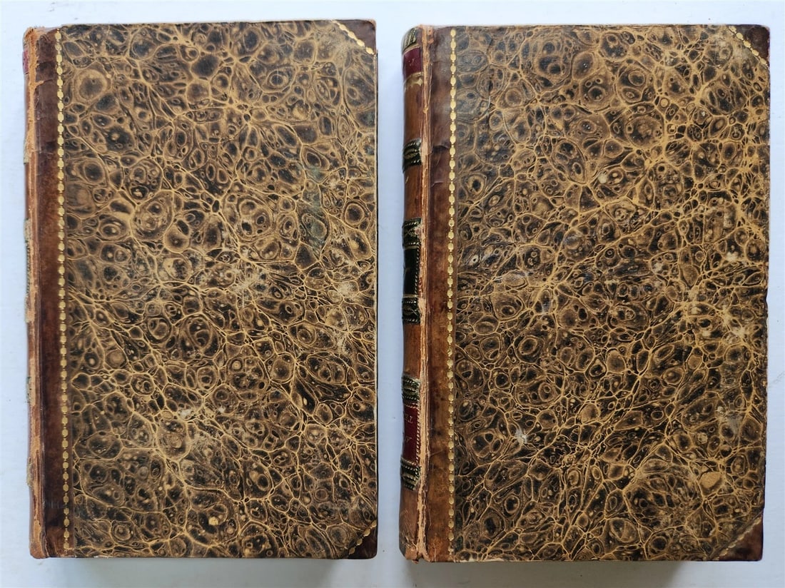 1814 LES AVENTURES de TELEMAQUE by FENELON 2 VOLUMES in FRENCH ANTIQUE - 9