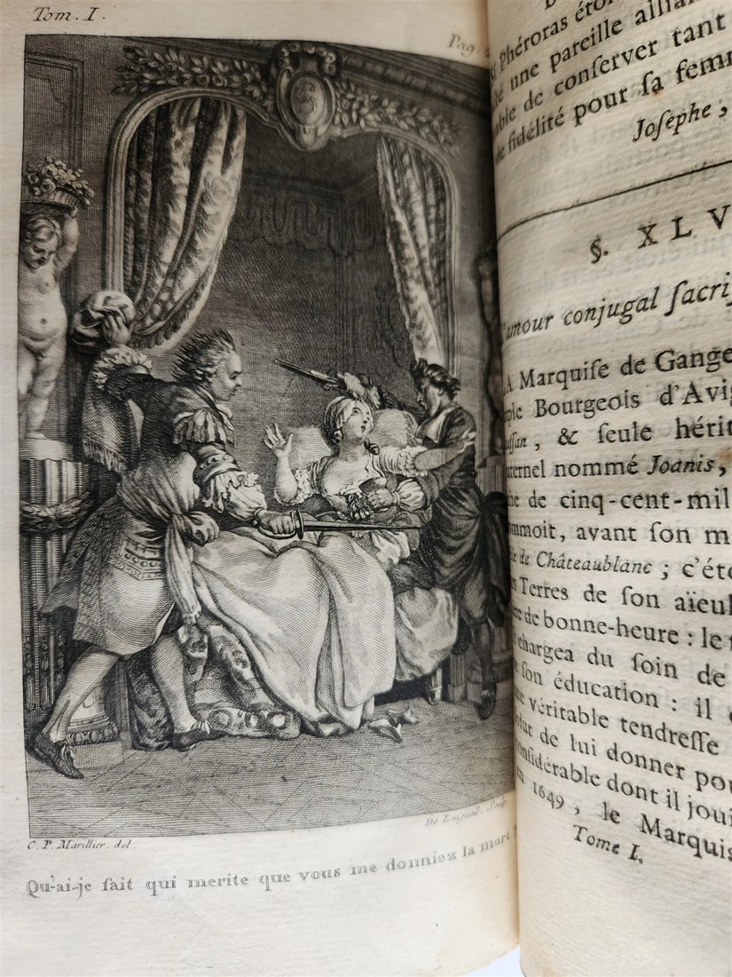 1787 THEATRE du MONDE by M. RICHER ILLUSTRATED 4 VOLUMES SET in FRENCH ANTIQUE - 10