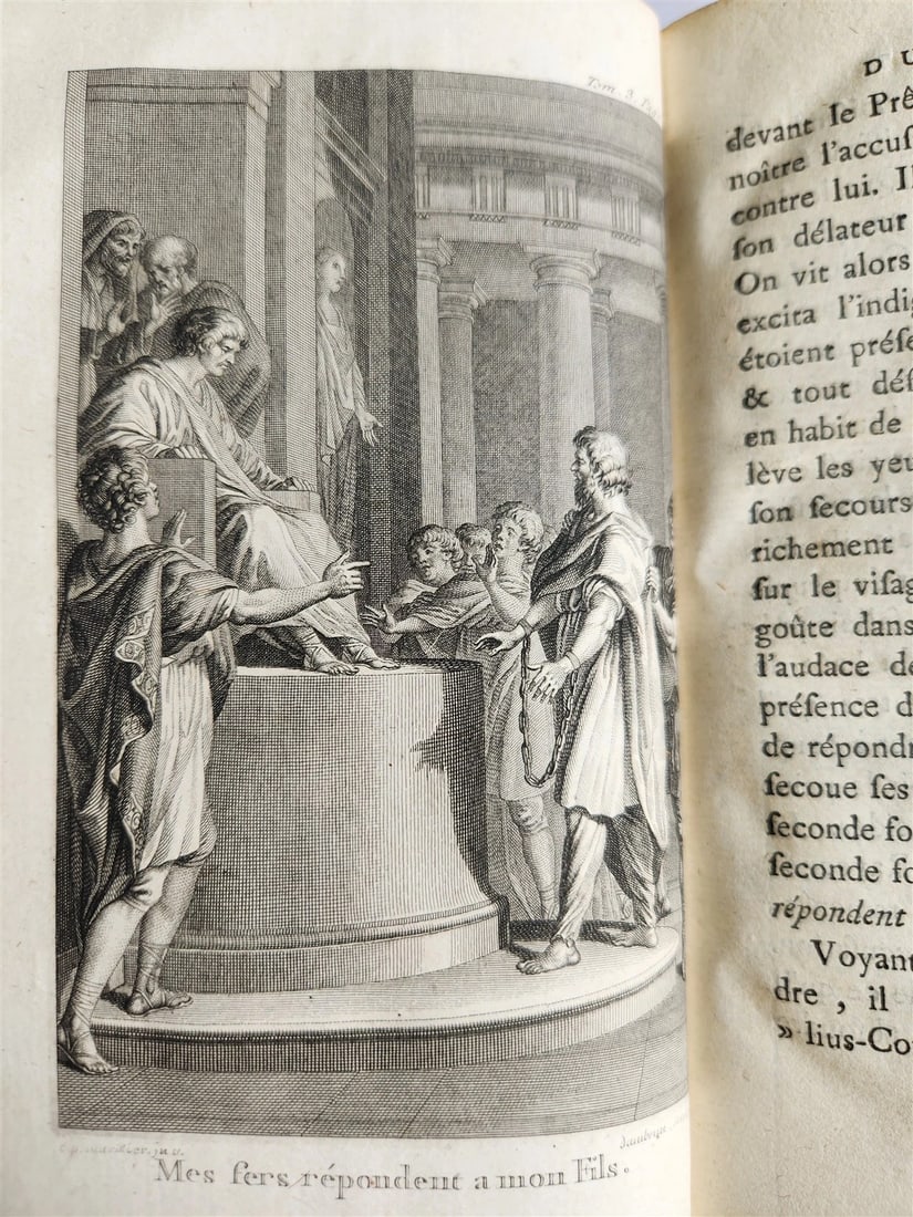 1787 THEATRE du MONDE by M. RICHER ILLUSTRATED 4 VOLUMES SET in FRENCH ANTIQUE - 14