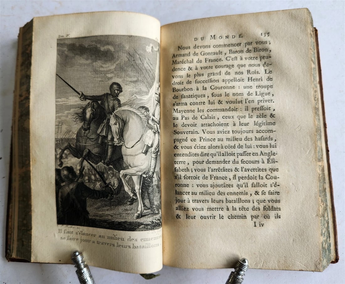 1787 THEATRE du MONDE by M. RICHER ILLUSTRATED 4 VOLUMES SET in FRENCH ANTIQUE - 19
